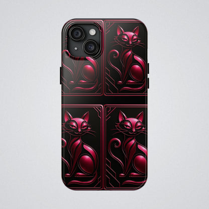 "PinkLady's Purr" Tough Phone Case - Winsome Realms