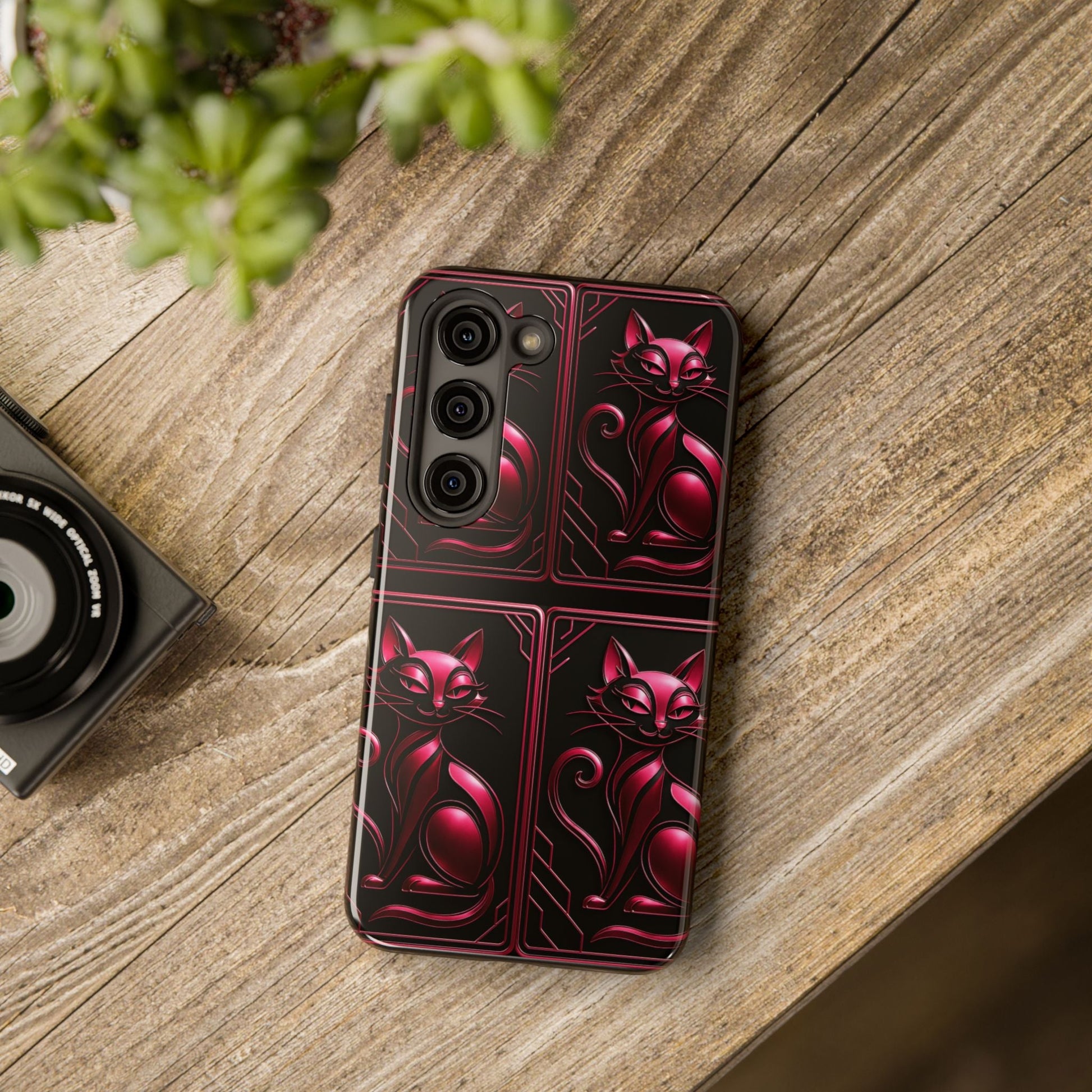 "PinkLady's Purr" Tough Phone Case - Winsome Realms