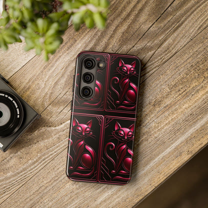 "PinkLady's Purr" Tough Phone Case - Winsome Realms