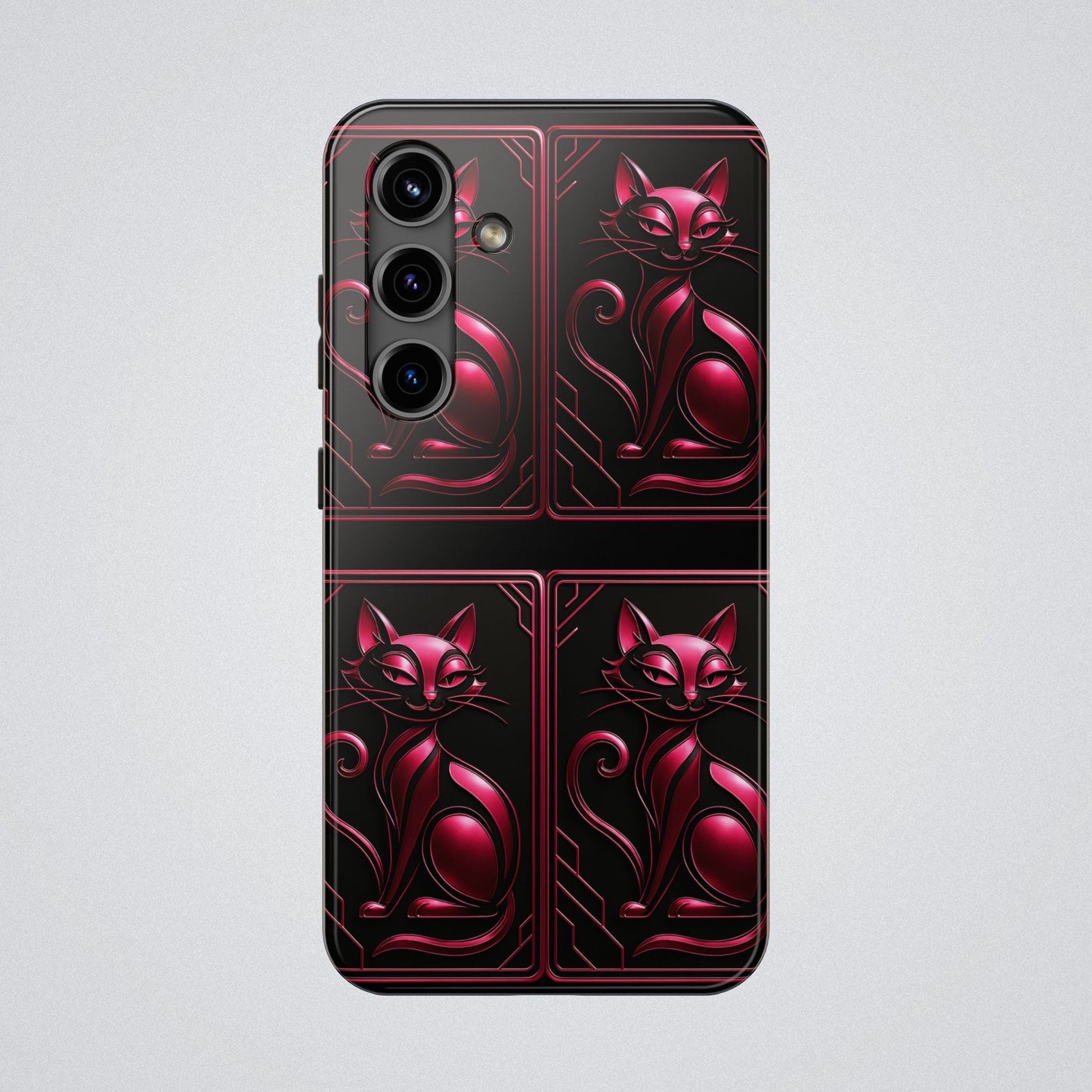 "PinkLady's Purr" Tough Phone Case - Winsome Realms