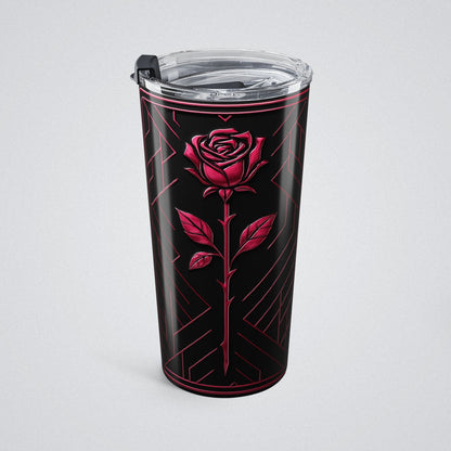 "PinkLady's Rose" Insulated Tumbler - Winsome Realms