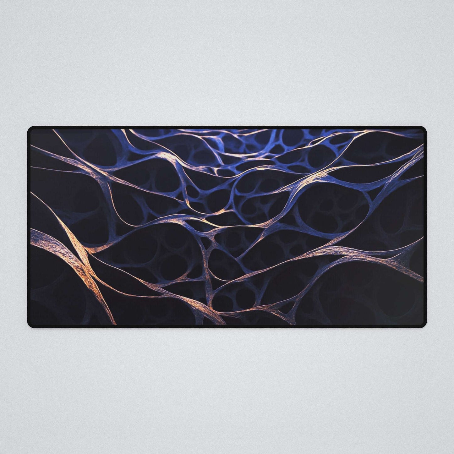 Ribbons and Holes Fractal Art Desk Mat - Winsome Realms
