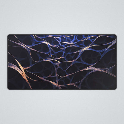 Ribbons and Holes Fractal Art Desk Mat - Winsome Realms