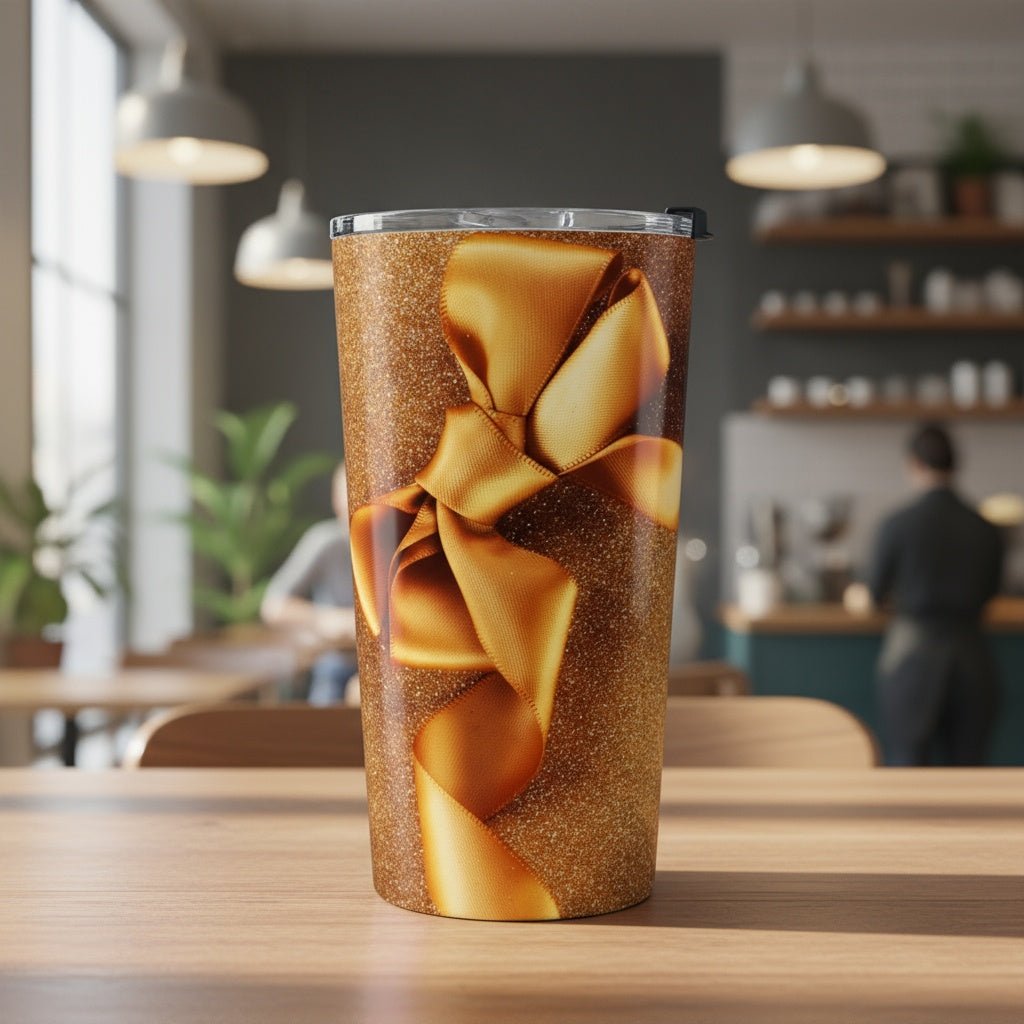 "Ribbons and Lustre" 20oz Insulated Tumbler - Winsome Realms
