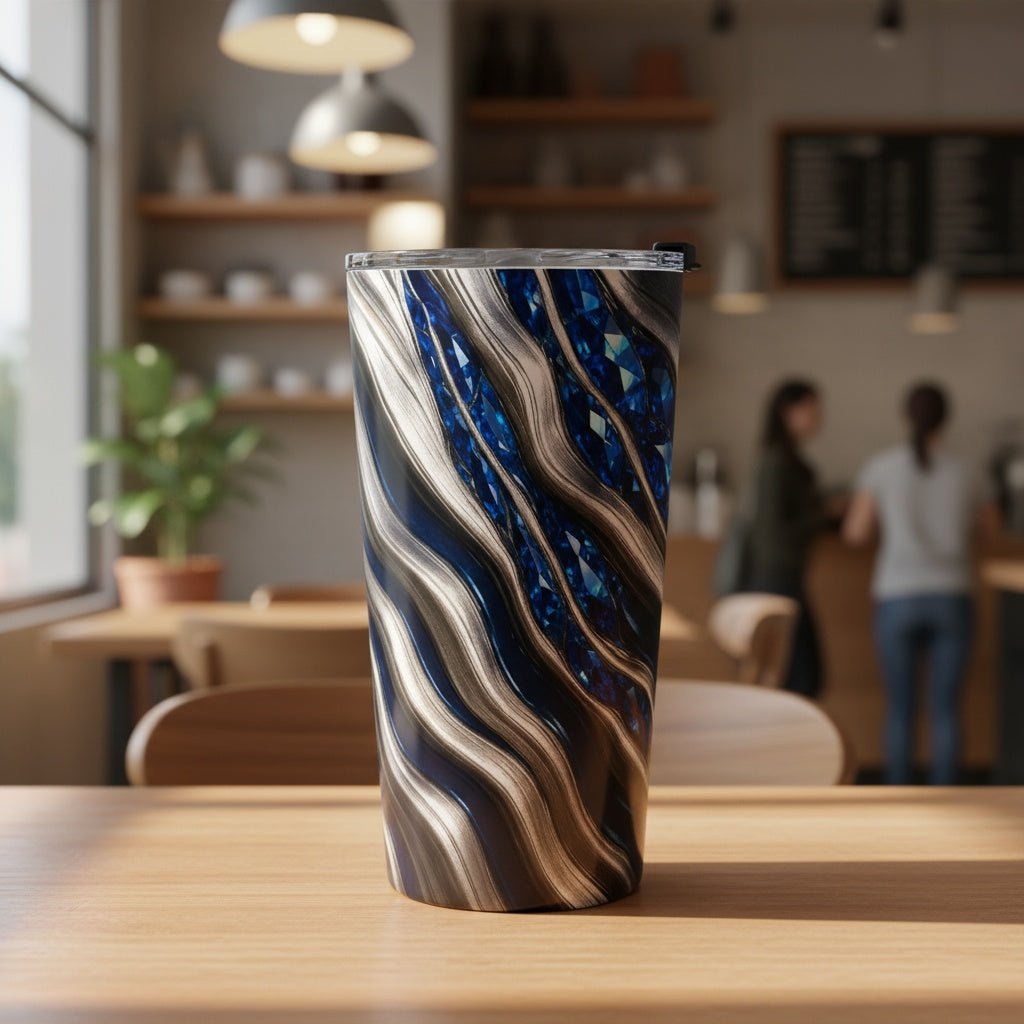 "Sapphire Dreams" Birthstones Collection 20oz Insulated Tumbler - Winsome Realms