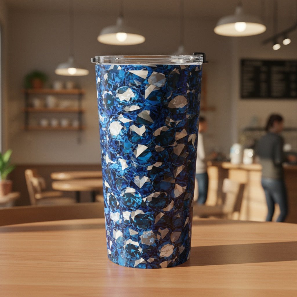 "Sapphire Piles" 20oz Insulated Tumbler - Winsome Realms