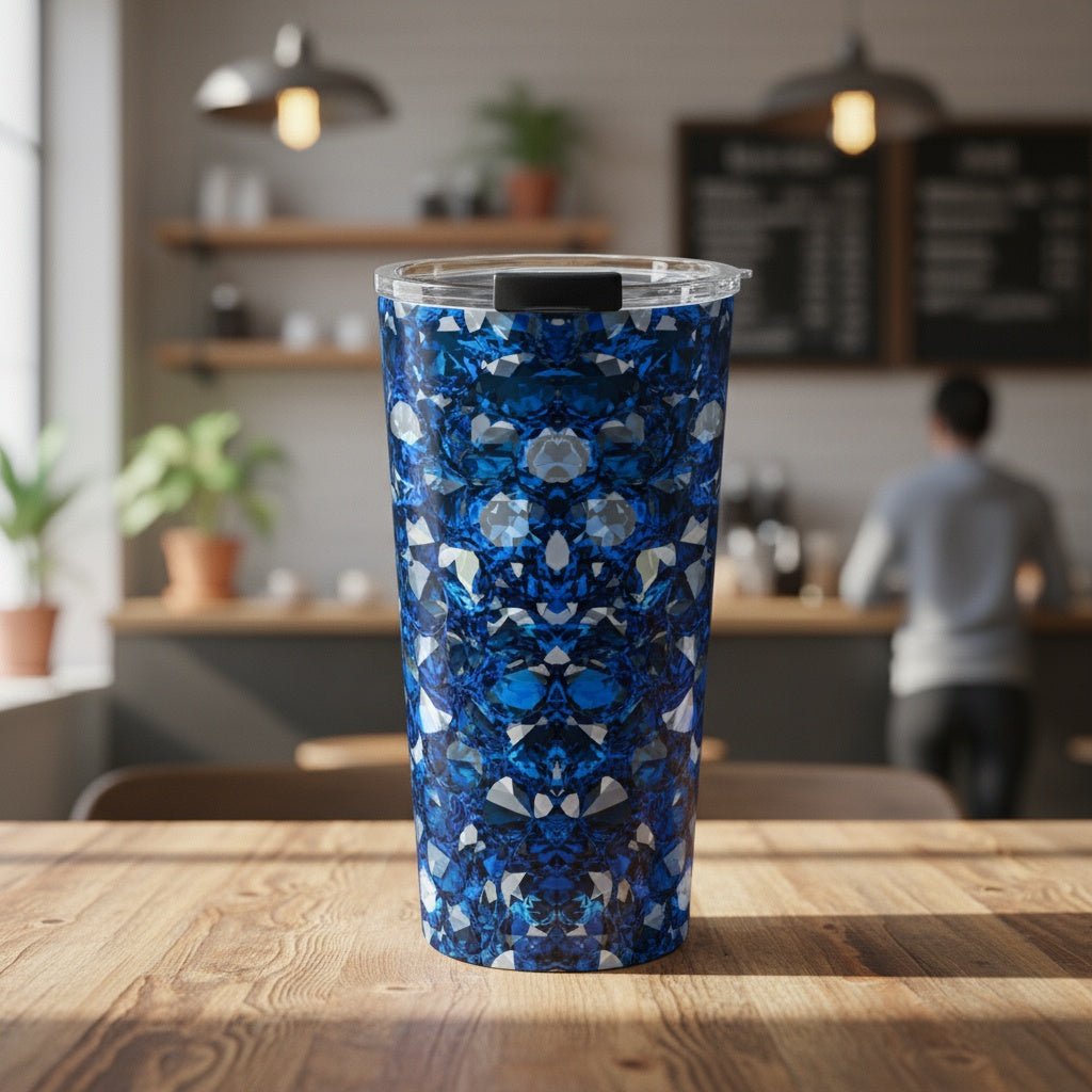 "Sapphire Piles" 20oz Insulated Tumbler - Winsome Realms