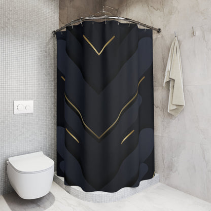 "Shadow Circuit" Shower Curtain - Winsome Realms
