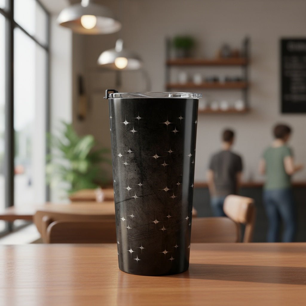 Silver Sparkles 20oz Stainless Steel Tumbler | Cozy Drinkware by Winsome Realms - Winsome Realms