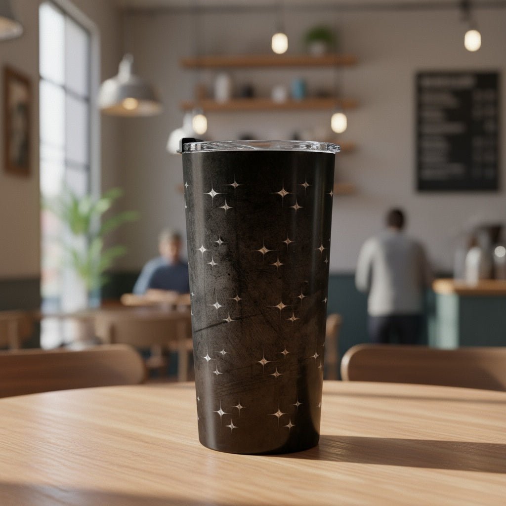 Silver Sparkles 20oz Stainless Steel Tumbler | Cozy Drinkware by Winsome Realms - Winsome Realms