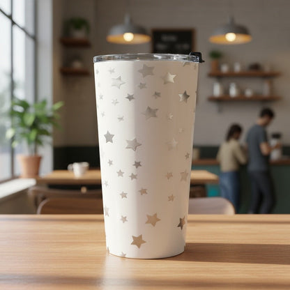 "Silvery Stars" 20oz Insulated Tumbler - Winsome Realms