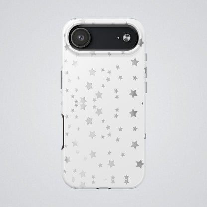 "Silvery Stars Alight" Tough Phone Case - Winsome Realms