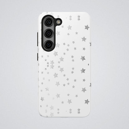 "Silvery Stars Alight" Tough Phone Case - Winsome Realms