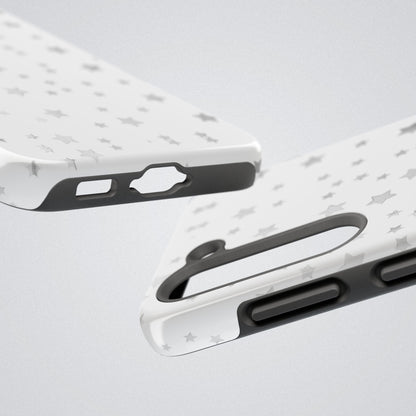 "Silvery Stars Alight" Tough Phone Case - Winsome Realms