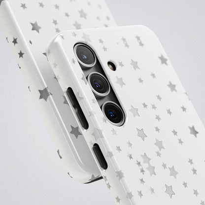 "Silvery Stars Alight" Tough Phone Case - Winsome Realms