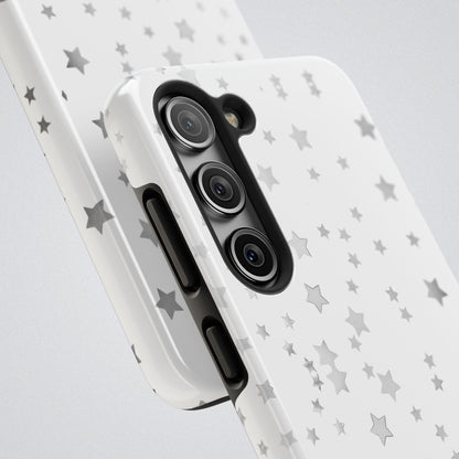 "Silvery Stars Alight" Tough Phone Case - Winsome Realms
