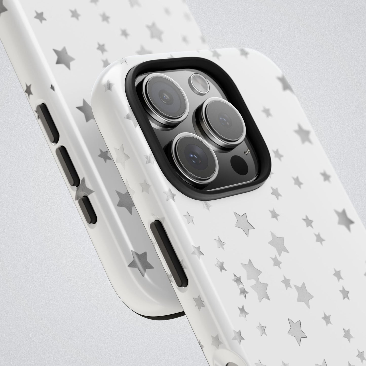 "Silvery Stars Alight" Tough Phone Case - Winsome Realms