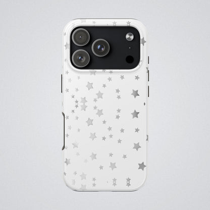 "Silvery Stars Alight" Tough Phone Case - Winsome Realms
