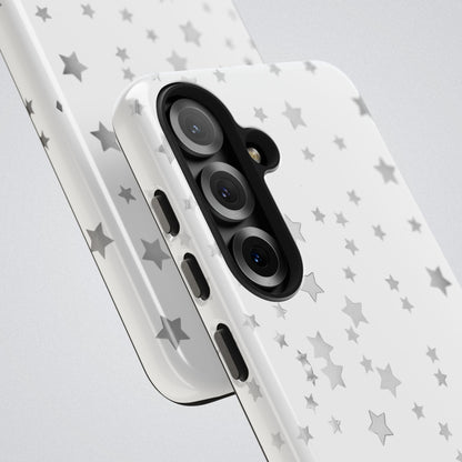 "Silvery Stars Alight" Tough Phone Case - Winsome Realms