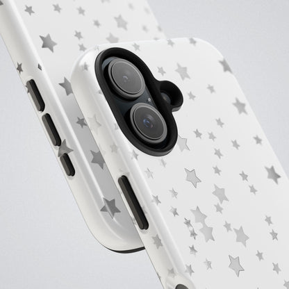 "Silvery Stars Alight" Tough Phone Case - Winsome Realms