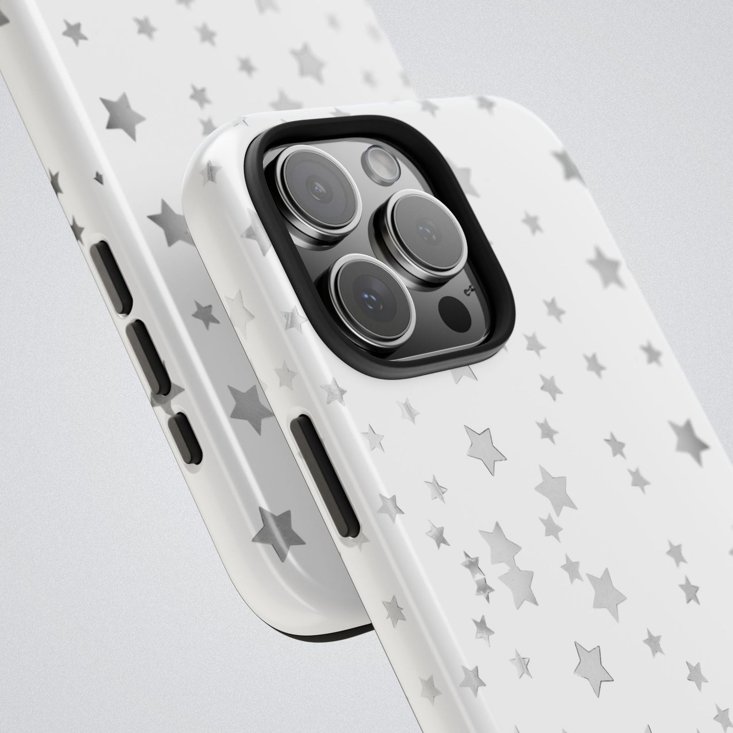 "Silvery Stars Alight" Tough Phone Case - Winsome Realms