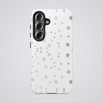 "Silvery Stars Alight" Tough Phone Case - Winsome Realms