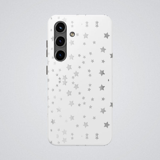 "Silvery Stars Alight" Tough Phone Case - Winsome Realms