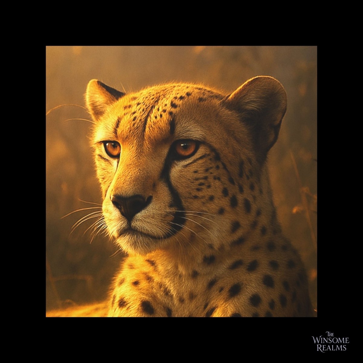 Sundown Grassland Gold | Matte Canvas - Stretched - Winsome Realms