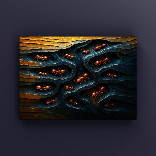 The Forger Ants — Horizontal Aluminum Fine Art Print - Winsome Realms