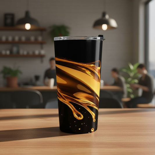 "Visions in Gold" 20oz Insulated Tumbler - Winsome Realms