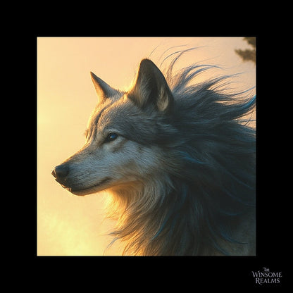 Windswept Emberlight | Matte Canvas - Stretched - Winsome Realms