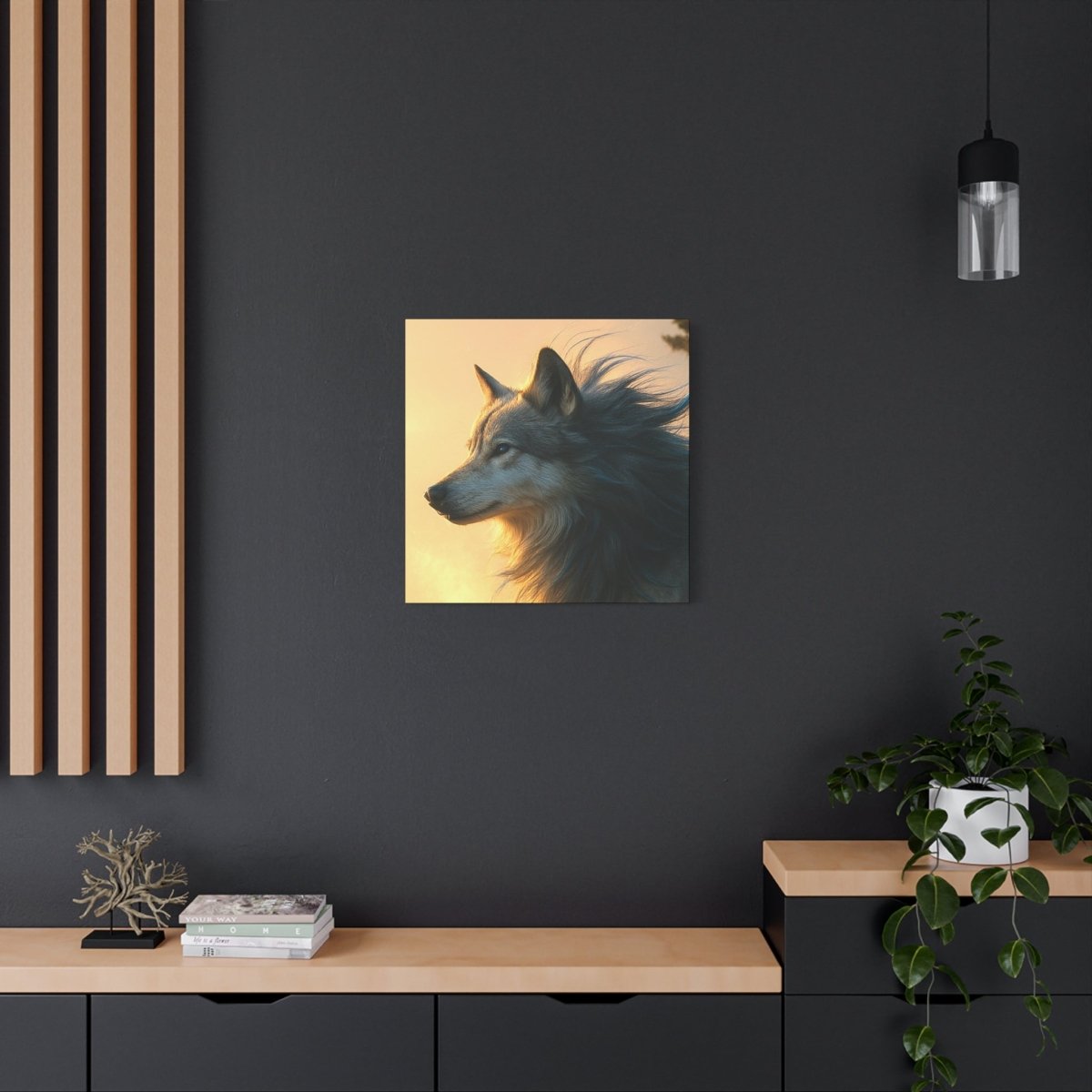 Windswept Emberlight | Matte Canvas - Stretched - Winsome Realms